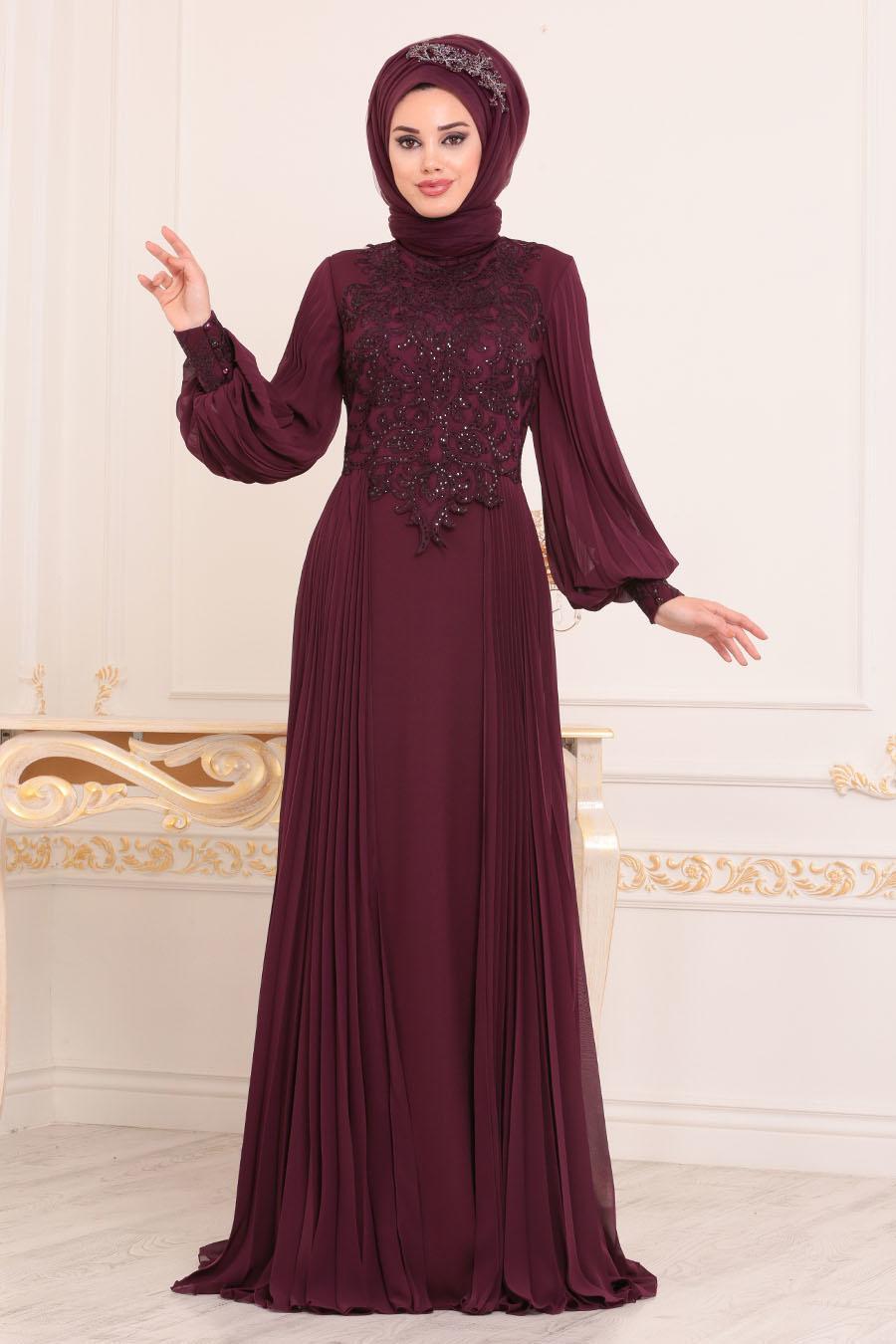 plum special occasion dresses