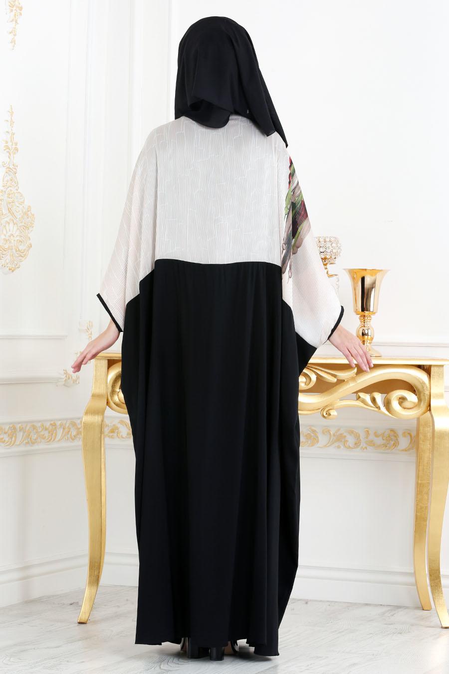  Rose  Poudr  Nayla Collection Abaya  Turque 1484PD 